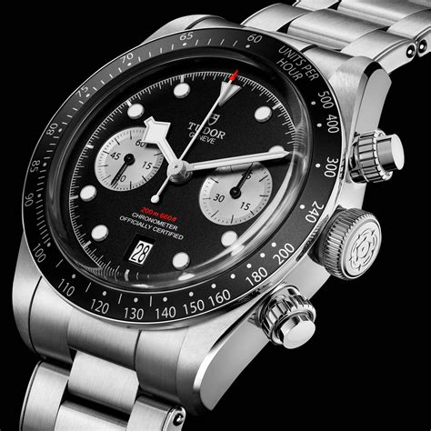 tudor chronograph quadrante ceramic|tudor black bay chrono watch.